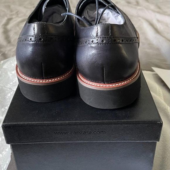 Zanzara Men\'s Navy Shoes NIB Size 11